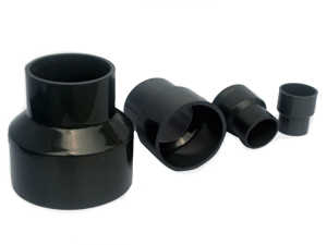 Reductor de Copa PVC Presión Color Dark Gray, PN10